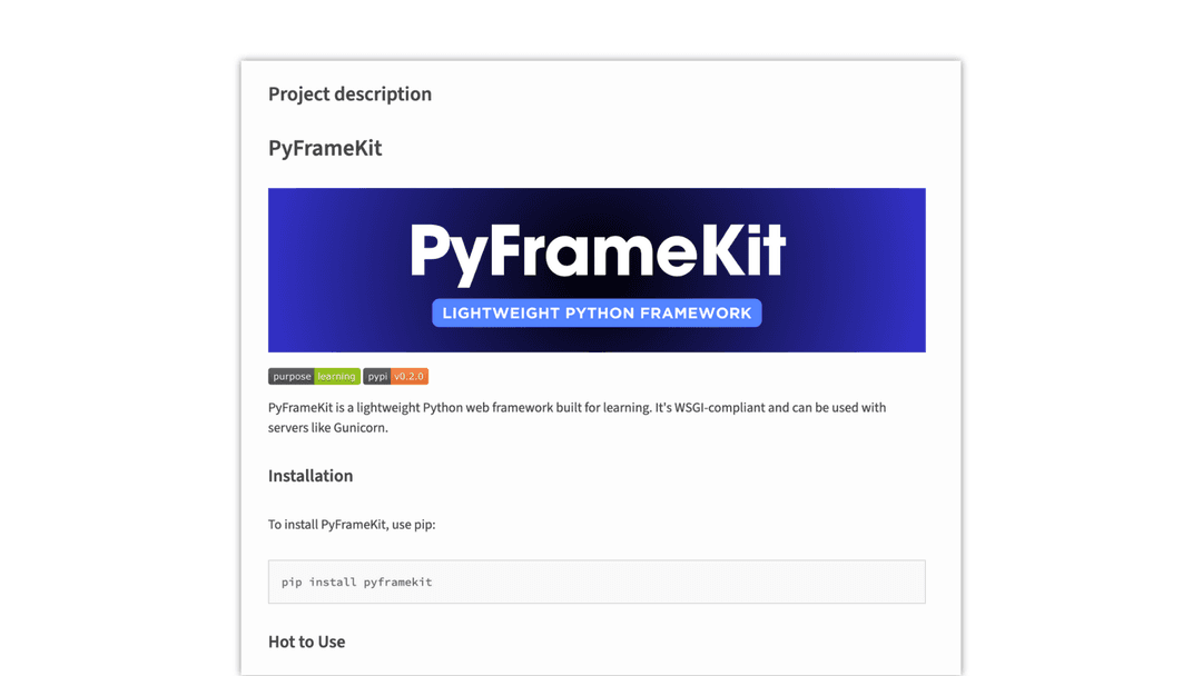 PyFrameKit